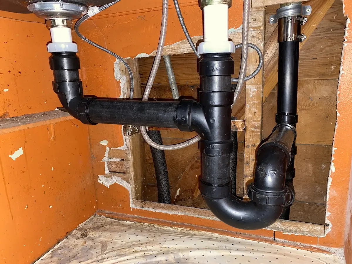 Professional Repiping Services equipment and tools on the job in North Hills
